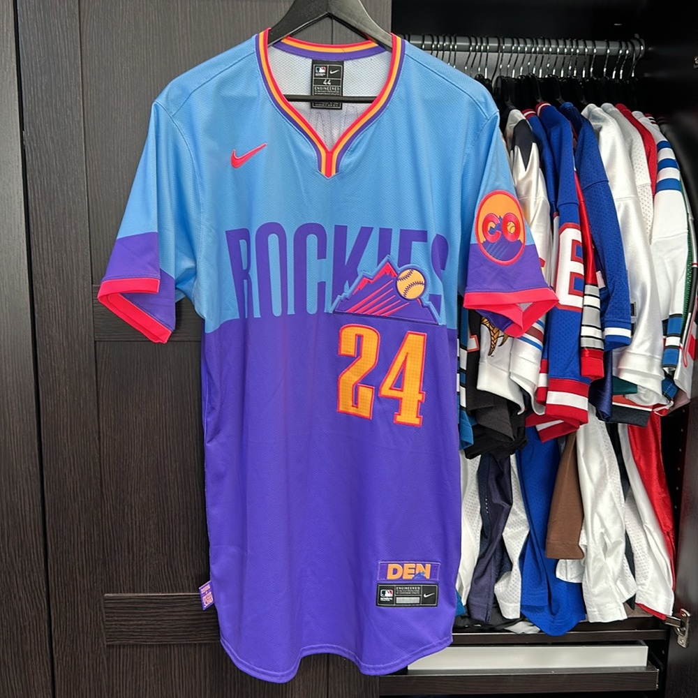 Ryan McMahon Colorado Rockies Nike 2025 City Connect Elite Jersey - Purple